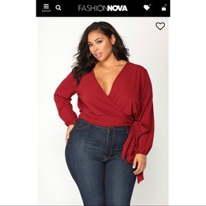 Fashionnova Wrap Top